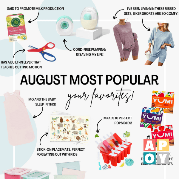 August Favorites: Must-Have Products for Moms and Toddlers