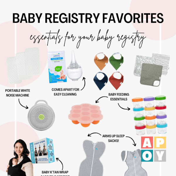 Baby Registry Favorites: Must-Have Products for New Parents