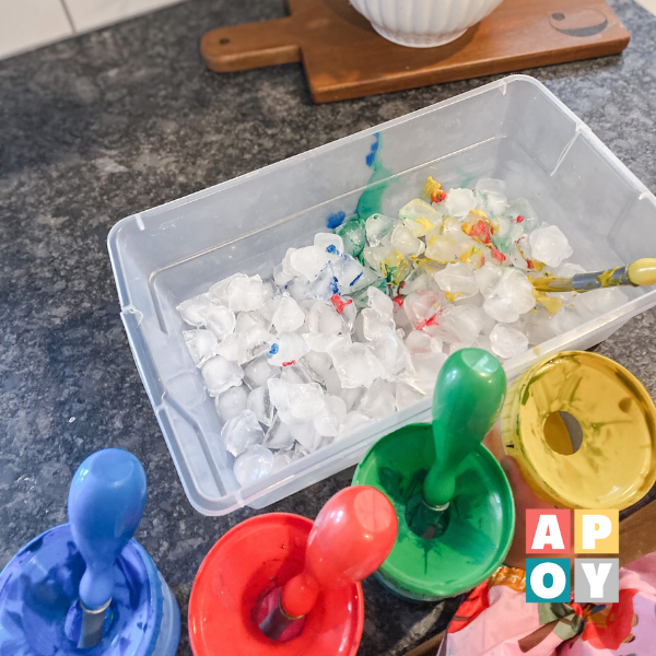 Ice Painting Sensory Exploration: Easy Activities for 12-18 Month-Olds