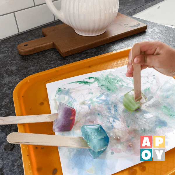 How to Make Frozen Paint: Fun Summer Art Activities for Kids