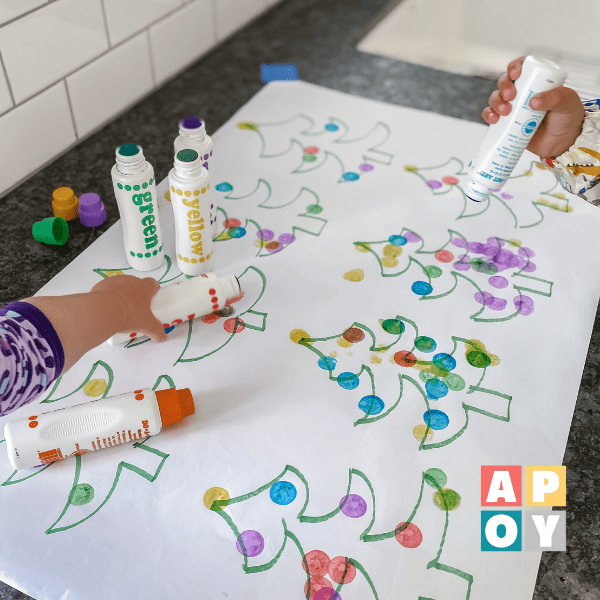Dot Marker Christmas Craft for Kids: Unleashing Holiday Creativity