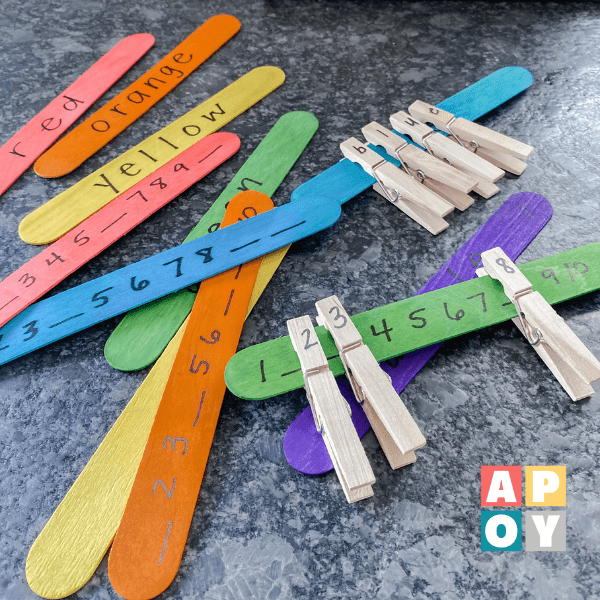 Math and Literacy Activities Using Popsicle Sticks: Engaging Fun for Toddlers!