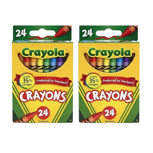 crayons 2 pack