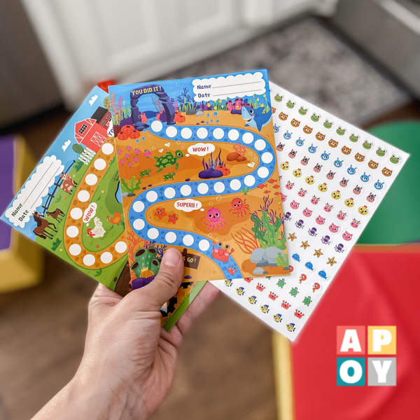 Paving the Way to Positive Behavior: The Magic of Sticker Charts for Kids