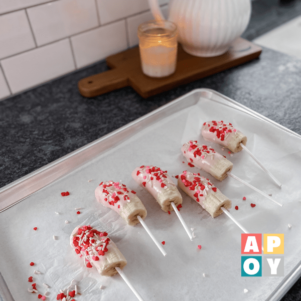 Sweet Hearts in the Kitchen: Crafting Valentine’s Day Frozen Banana Pops and More for Memorable Moments