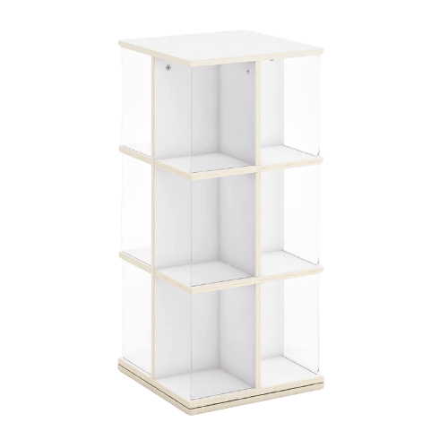 guidecraft rotating book storage