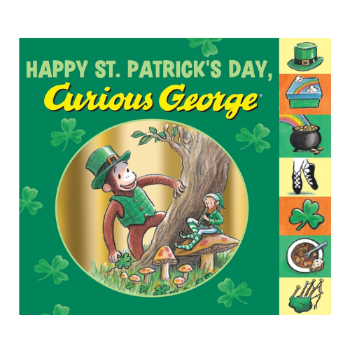 happy st. patrick's day curious george