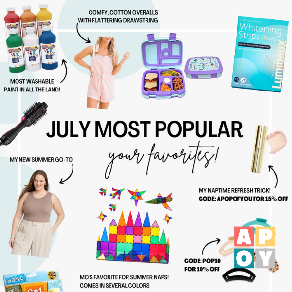 July Follower Favorites: Elevate Your Parenting Game with Top Kids’, Mom, and Home Products