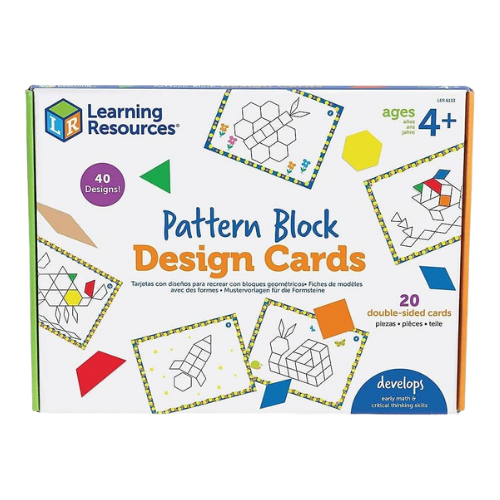 learning resources pattern block design cards