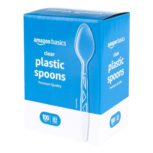 plastic spoons