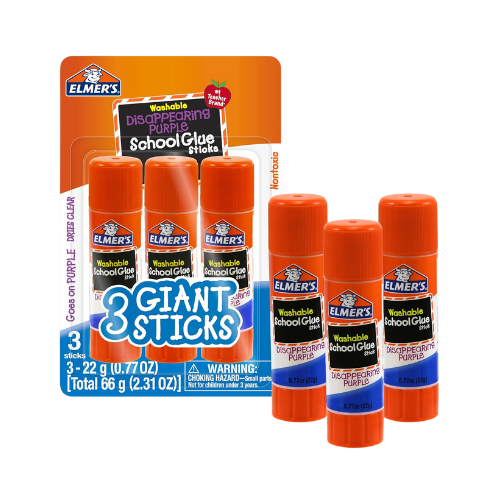 purple glue sticks