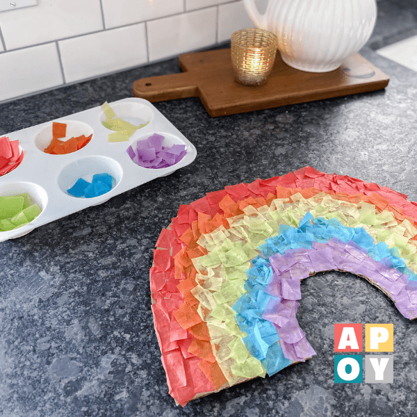 Rainbow St. Patrick’s Day Crafts for Kids: Sparking Creativity with Rainbow Collage Art