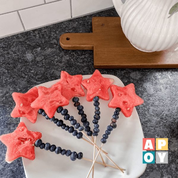 How to Make Fourth of July Star-Shaped Fruit Sparklers: A Fun Activity for Kids