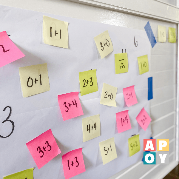 Engaging Post-it Math Activity for Addition: Fun and Effective Ways to Teach Math Facts