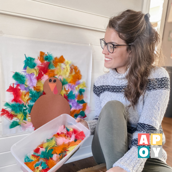 Turkey Feather Craft: A Creative and Colorful Thanksgiving Activity for Kids