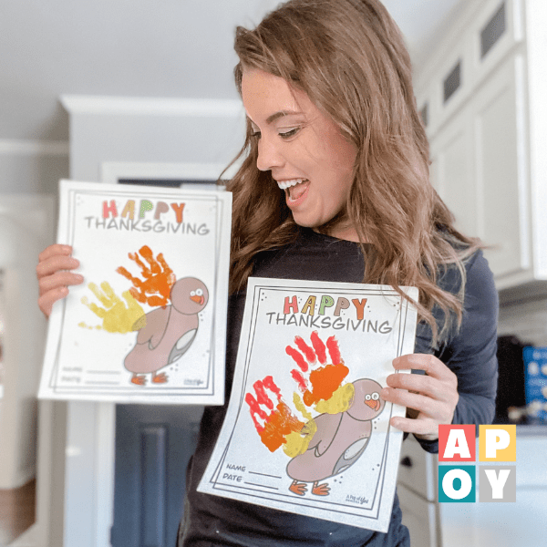 Crafting Memories: Thanksgiving Turkey Handprint Keepsake Printable Activity for Cherished Moments