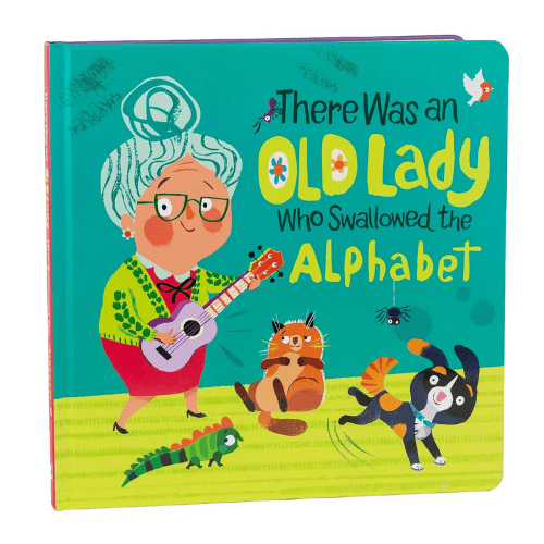 there was an old lady who swallowed the alphabet