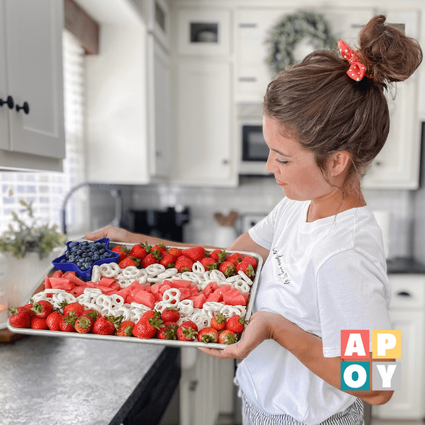 Crafting Patriotic Delights: The American Flag Fruit Tray