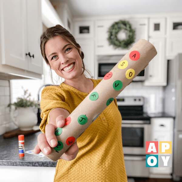 Cardboard Roll Letter Match Activity: Fun and Easy Alphabet Activities for Kids