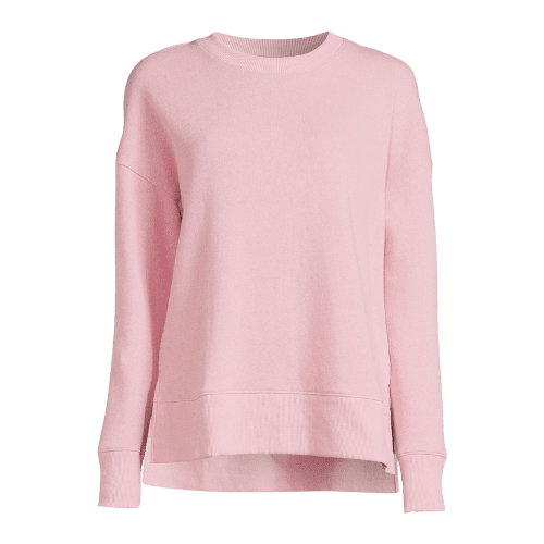womans sweatshirt pink